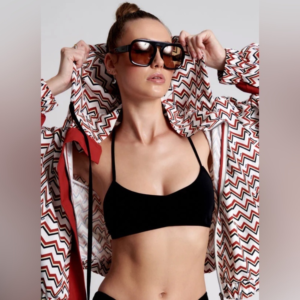 One Teaspoon O.T.S Runner Bralette - Black Large